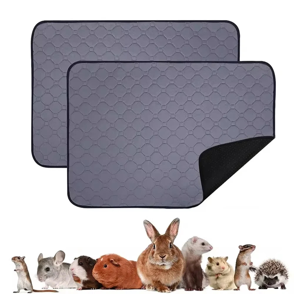 Washable Guinea Pig Pee Pad – Reusable, Non-Slip Liner for Small Pets