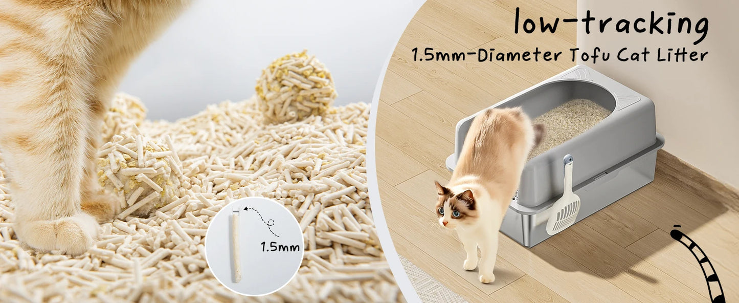Eco-Friendly Tofu Cat Litter – Biodegradable, Flushable & Clumping | Cococat Jasmine Scent