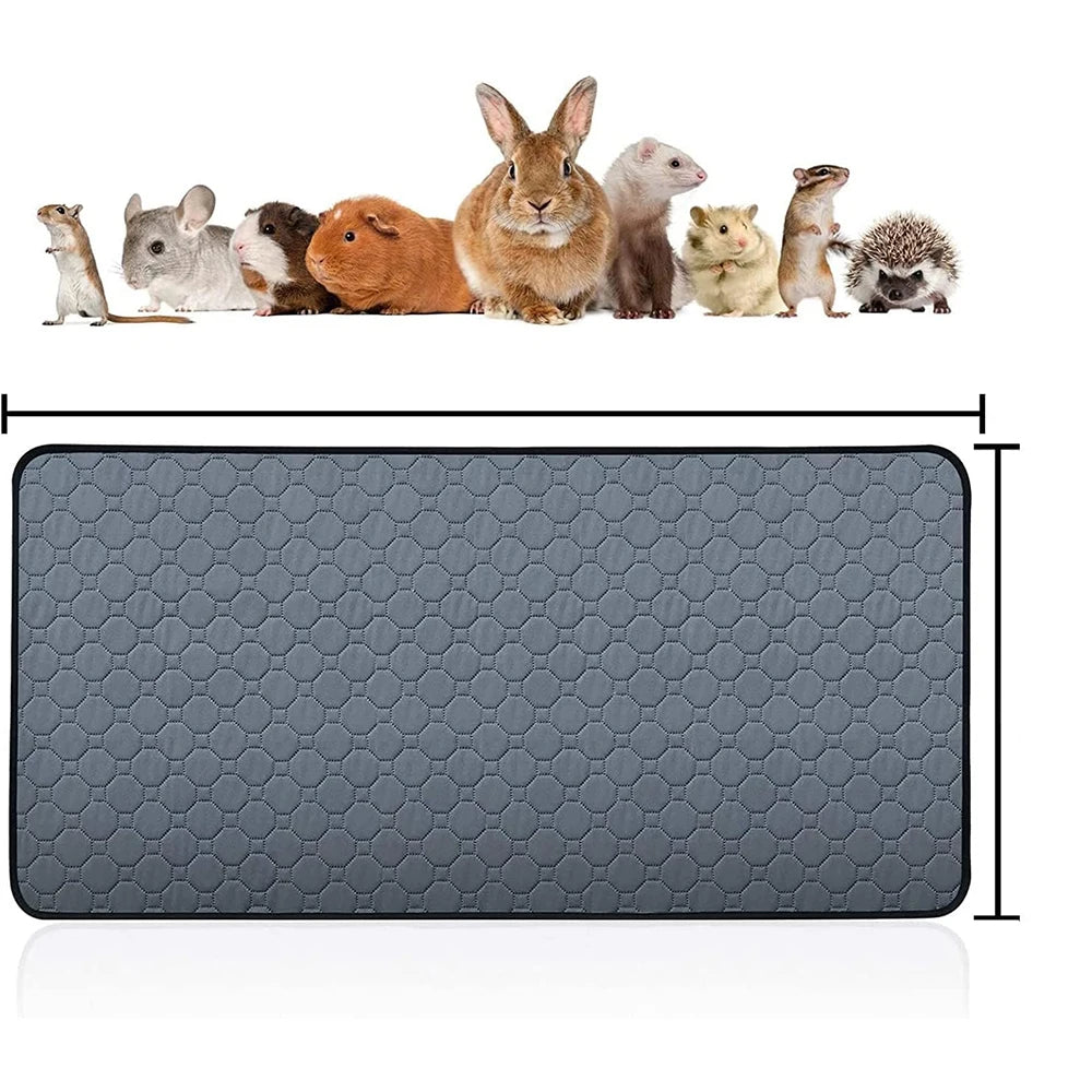 Washable Guinea Pig Pee Pad – Reusable, Non-Slip Liner for Small Pets