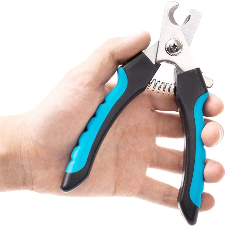 Professional Pet Nail Clipper – Safety Guard & Stainless Steel Blades
