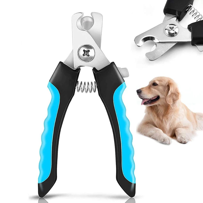 Professional Pet Nail Clipper – Safety Guard & Stainless Steel Blades