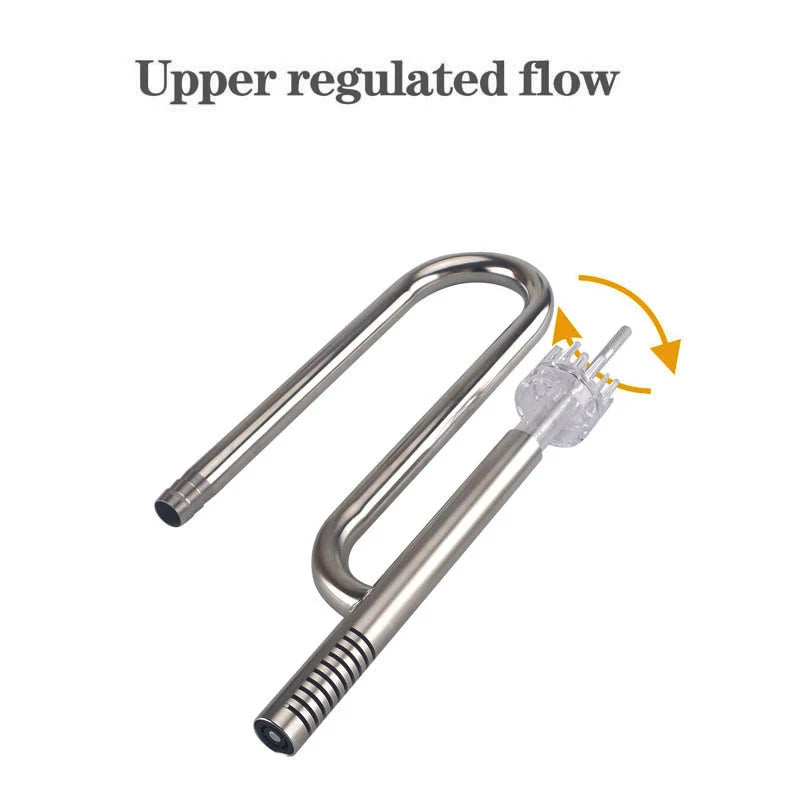 Aquarium Filter Stainless Steel External Filter Accessories Inlet and Outlet Water Remove Oil Film Lily Tube Aquarium filter