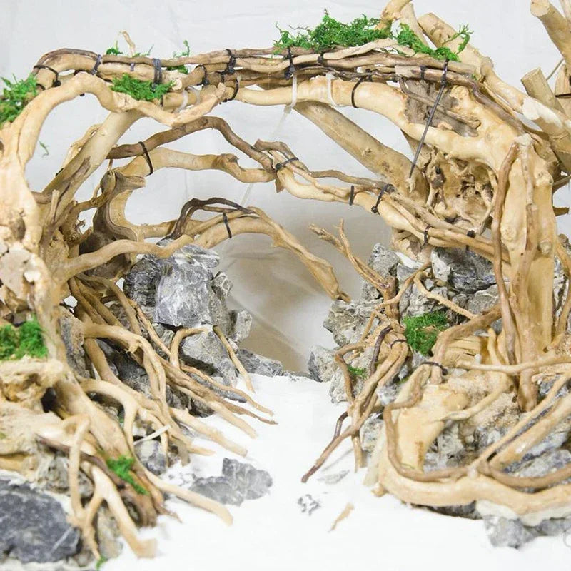 Natural Driftwood Roots – Small Aquarium Decoration & Habitat Ornament