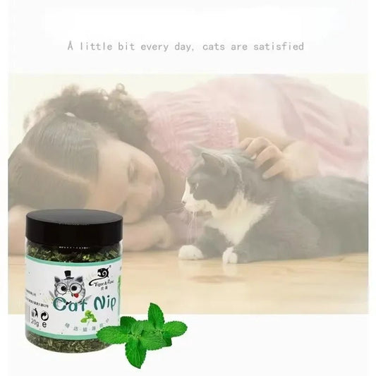 Organic Catnip – 100% Natural Cattle Grass Mint for Interactive Cat Play - The Best For Pets