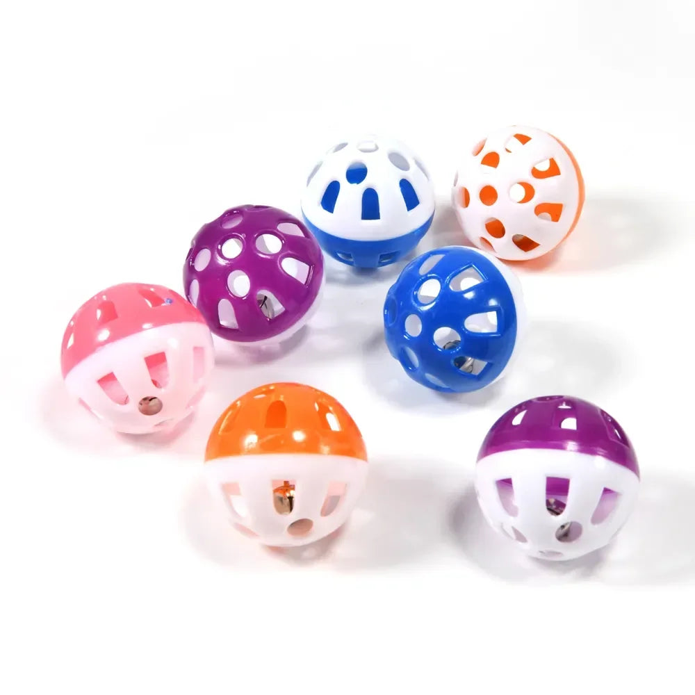 10Pcs Bird Bell Balls – Colourful Rolling Toys
