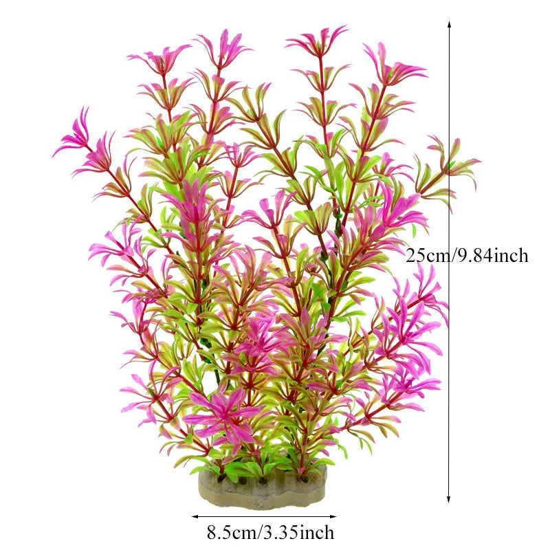 Artificial Aquarium Decoration Plant Plastic Water Grass