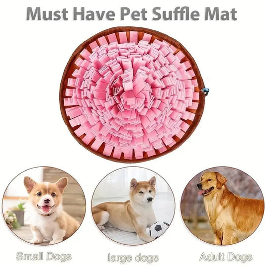 Washable Felt Dog Snuffle Mat – Foldable Slow Feeding and Training Toy - The Best For Pets