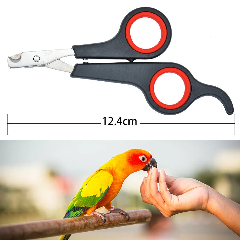 Bird Nail Clippers – Parrot Nail Trimmer Scissors for Safe Claw Grooming & Cutting