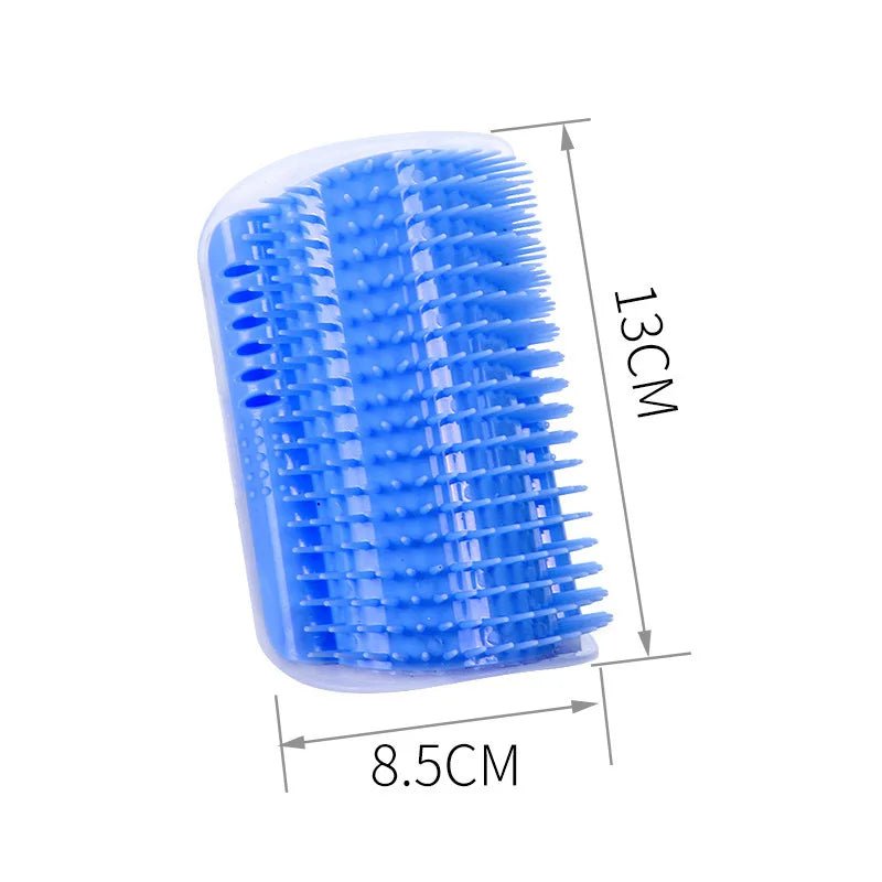 Cat Massage Corner Brush – Self Grooming Scratcher Comb for Kittens and Cats Hair Removal - The Best For Pets