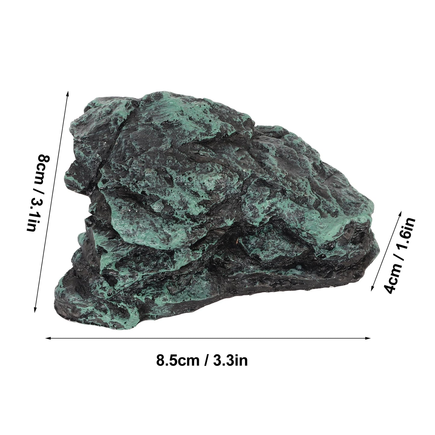 Realistic Resin Rock - Comfortable Reptile Cave for Terrarium