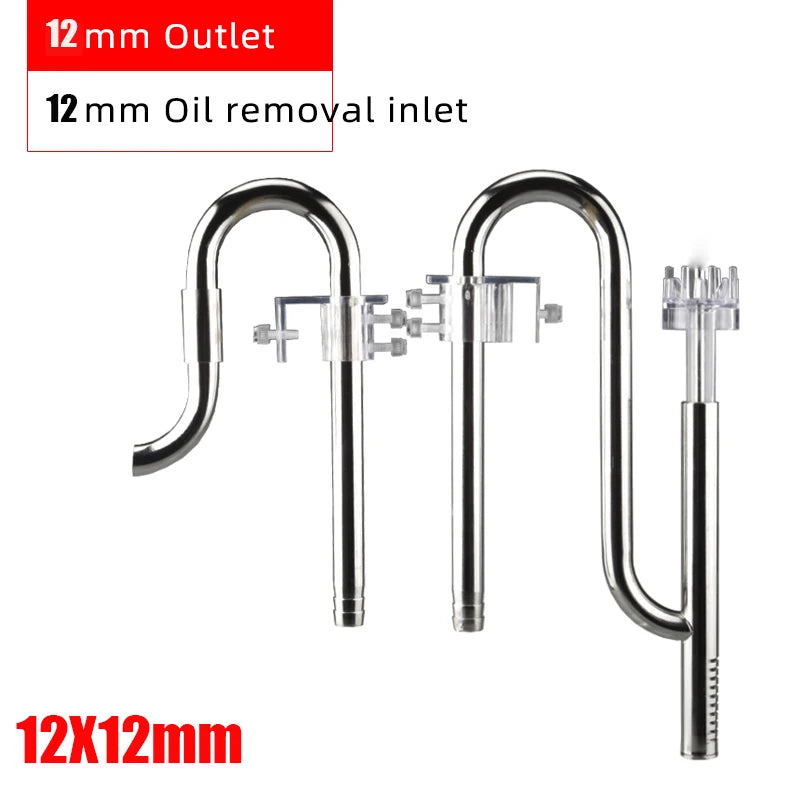 Aquarium Filter Stainless Steel External Filter Accessories Inlet and Outlet Water Remove Oil Film Lily Tube Aquarium filter