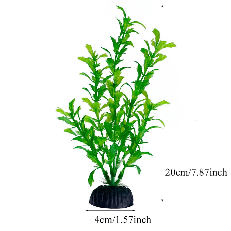 Artificial Aquarium Decoration Plant Plastic Water Grass