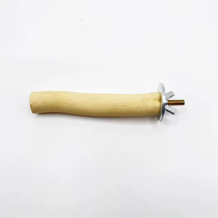 Natural Wood Fork Perch – Hanging Swing Branch Toy for Bird Cages