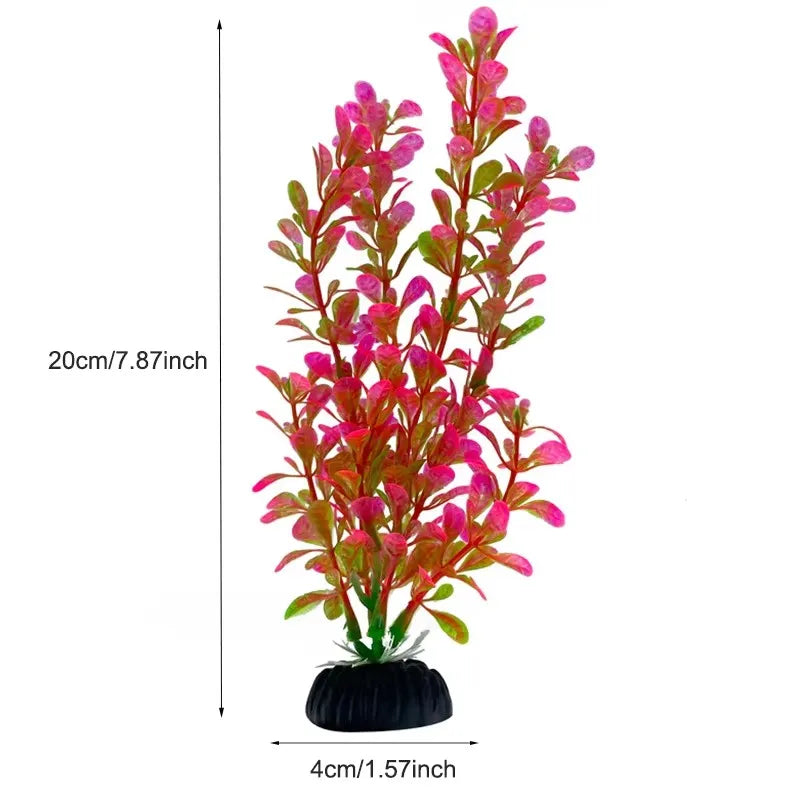 Artificial Aquarium Decoration Plant Plastic Water Grass