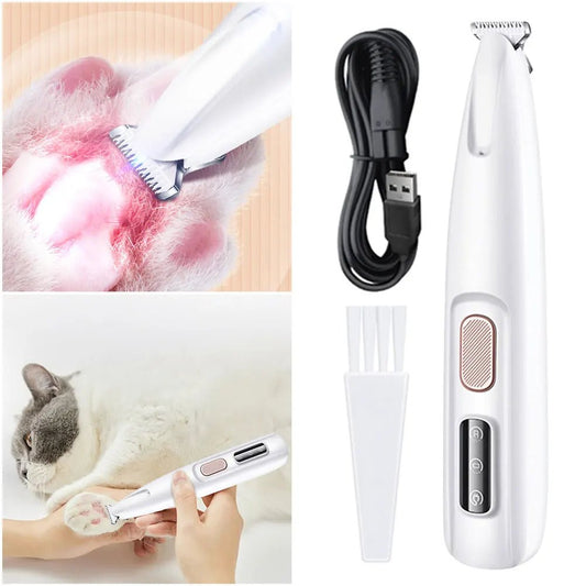 LED Grooming Clippers for Pets – 18mm Blade for Paws, Ears & Face - The Best For Pets