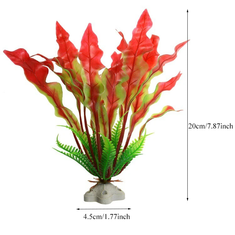 Artificial Aquarium Decoration Plant Plastic Water Grass