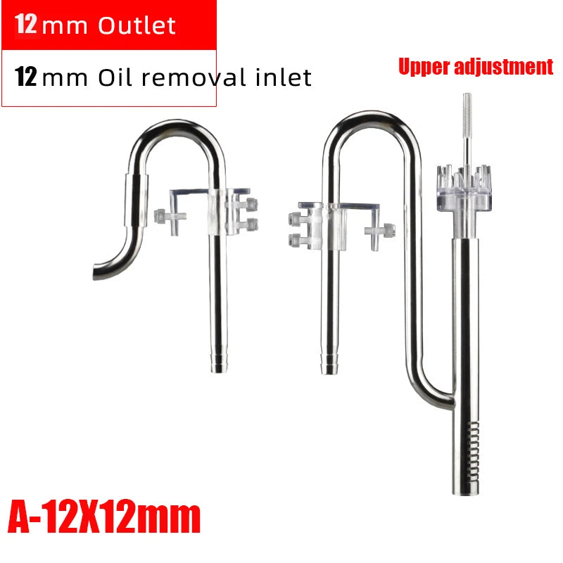 Aquarium Filter Stainless Steel External Filter Accessories Inlet and Outlet Water Remove Oil Film Lily Tube Aquarium filter