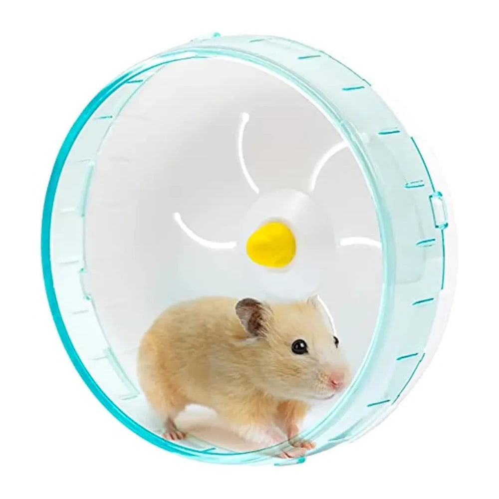 Silent Hamster Running Wheel – Transparent Jogging Disc for Small Pets