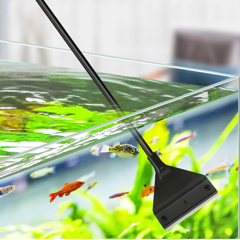 Aquarium Cleaner Tool – Dual-Use Scraper for Sand & Algae Removal