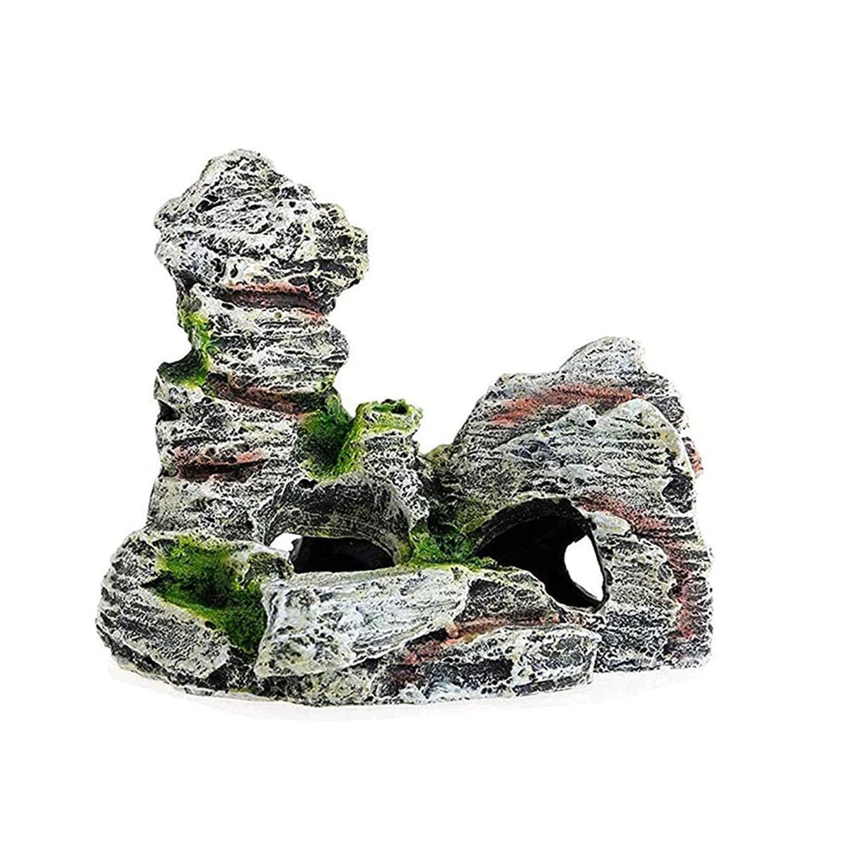 Artificial Moss Cave – Resin Rockery Aquarium Ornament for Fish Tanks