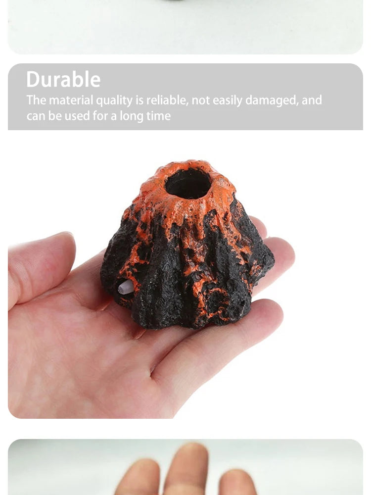 Aquarium Volcano Air Stone – Bubble Aerator with ABS Volcanic Bubbler