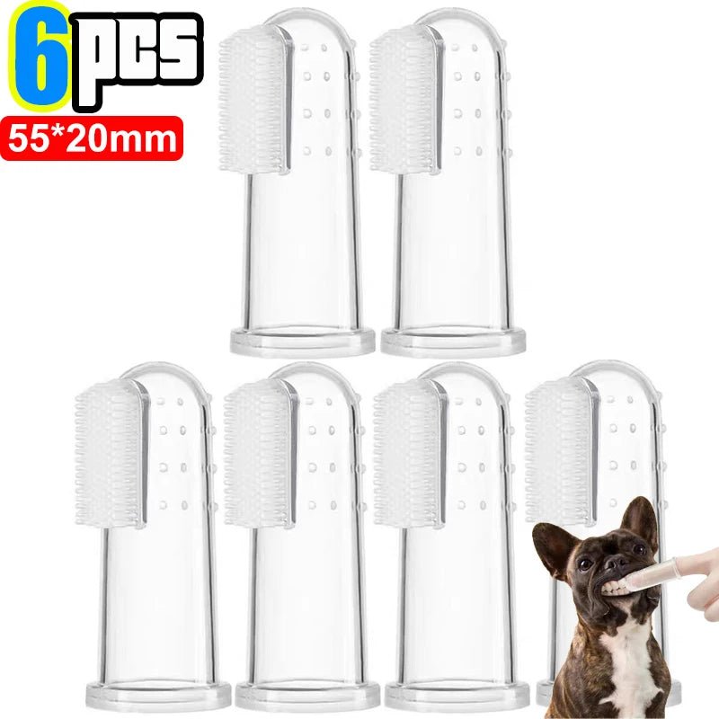 Pet Finger Toothbrush – Soft Tartar Remover for Dogs & Cats - The Best For Pets