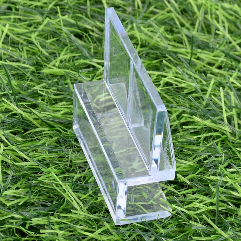 Acrylic Clip Holders – Transparent Glass Cover Support for Aquarium - 8Pcs
