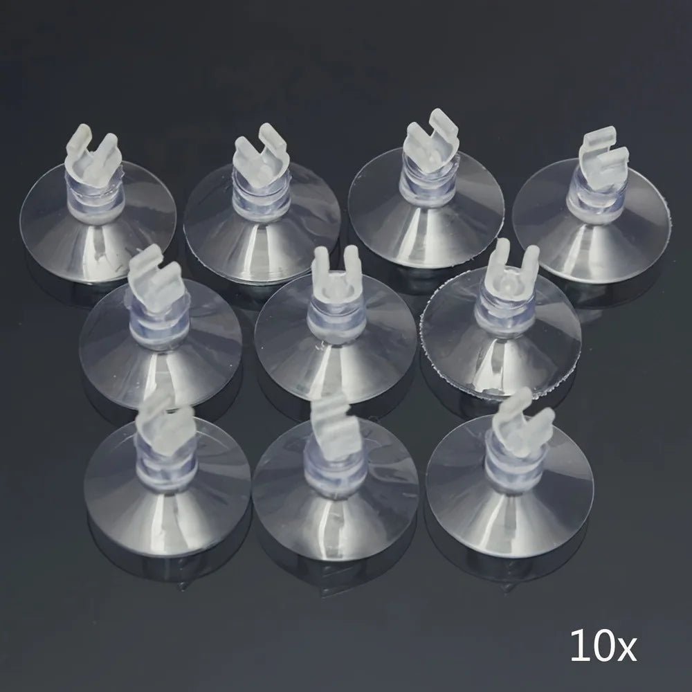 10pcs Rubber Aquarium Fish Tank Suction Cup Sucker Holders for Air Line Tube Hose Pump - The Best For Pets