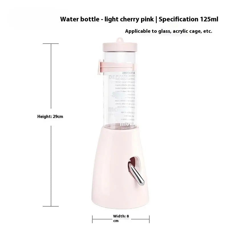 2-in-1 Hamster Feeder & Water Dispenser – Large Capacity Automatic Dispenser, Leak proof