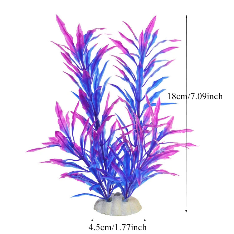 Artificial Aquarium Decoration Plant Plastic Water Grass