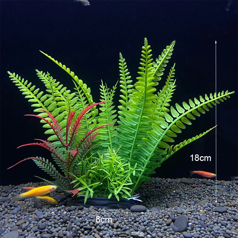Artificial Aquarium Decoration Plant Plastic Water Grass