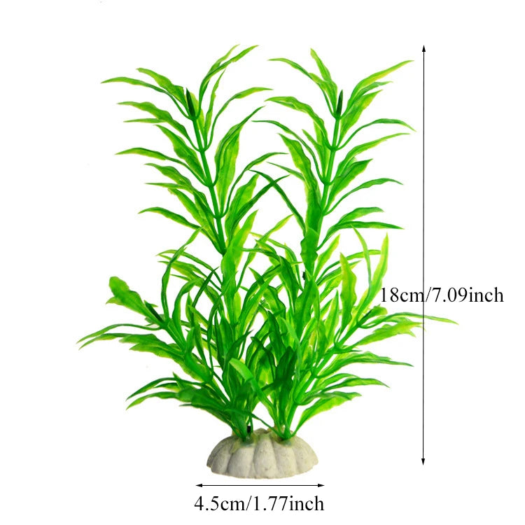 Artificial Aquarium Decoration Plant Plastic Water Grass