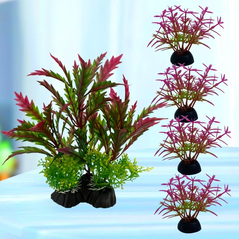 Artificial Water Grass – Plastic Aquarium Plant Decoration Ornaments