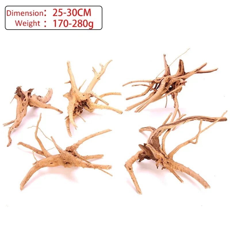 Natural Driftwood Roots – Small Aquarium Decoration & Habitat Ornament