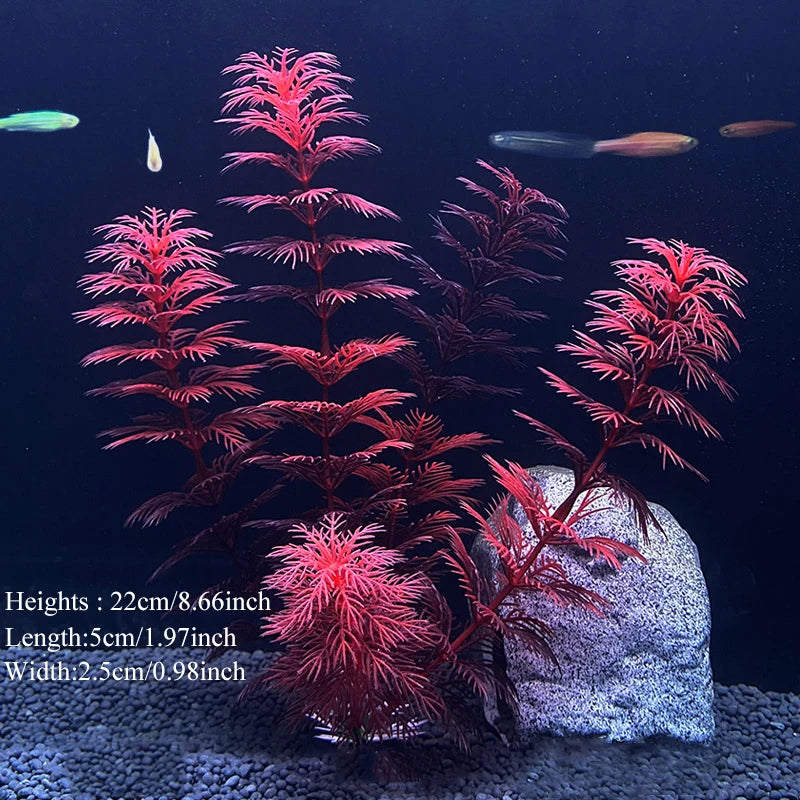 Artificial Aquarium Decoration Plant Plastic Water Grass