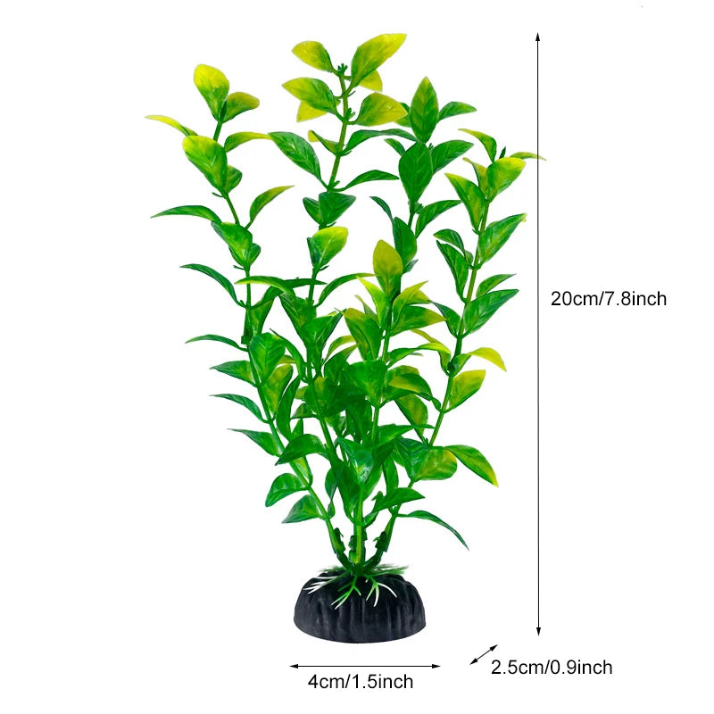 Artificial Aquarium Decoration Plant Plastic Water Grass
