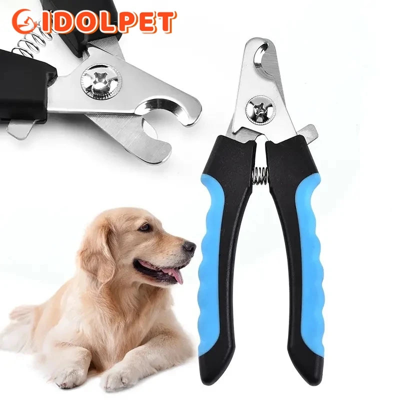 Professional Pet Nail Clipper – Safety Guard & Stainless Steel Blades