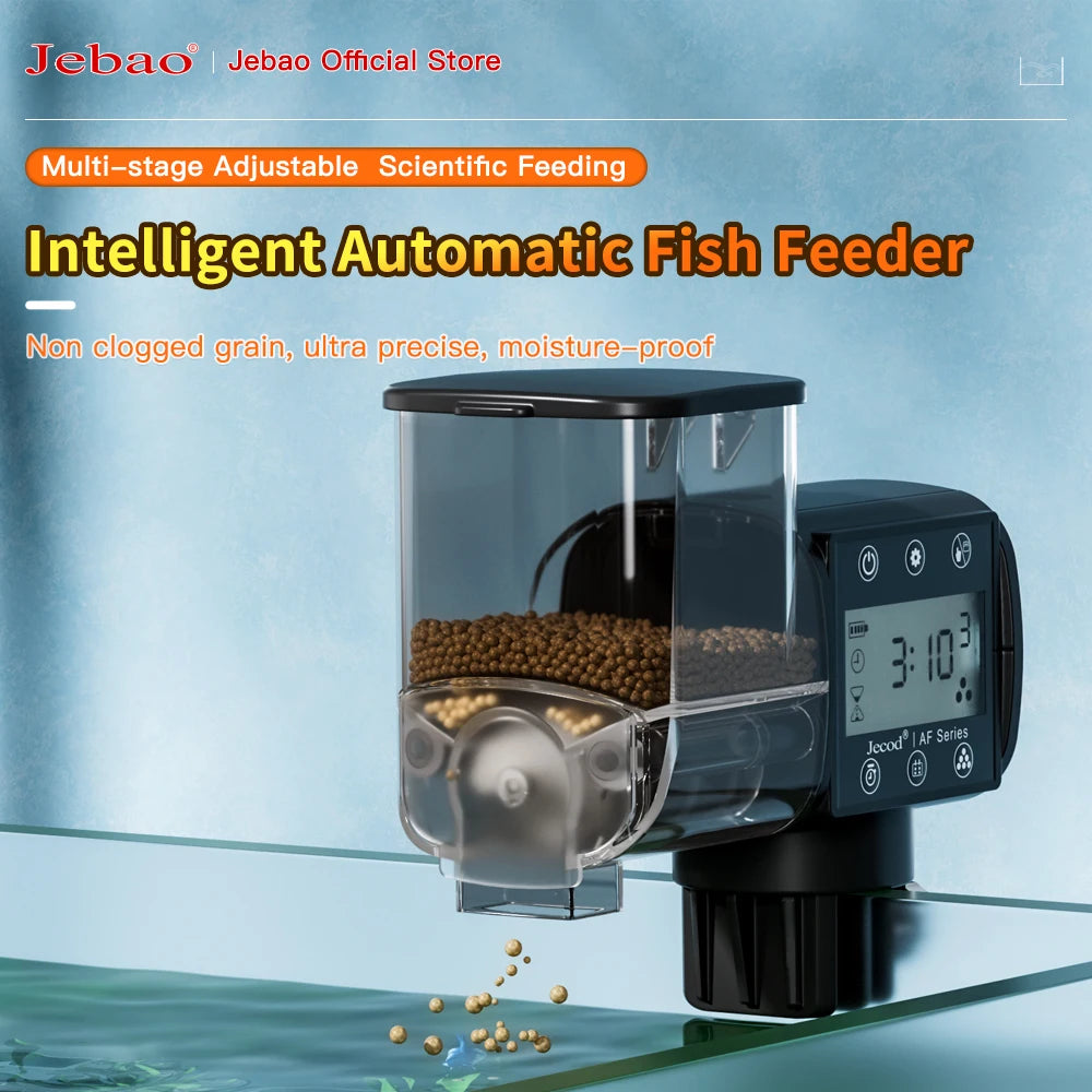 Smart Aquarium Feeder – Automatic Digital WiFi Remote Fish Feeder