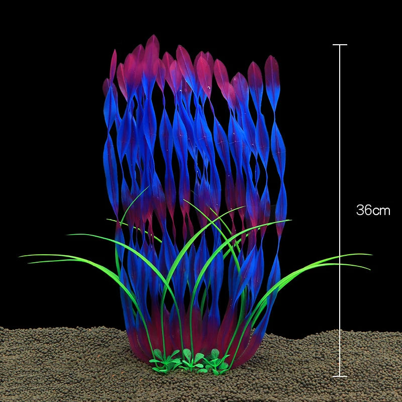 Artificial Aquarium Decoration Plant Plastic Water Grass