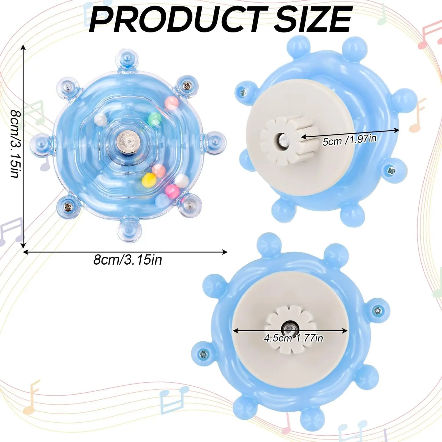 Interactive Bird Toy – Rotating Treat Dispenser for Cage Entertainment