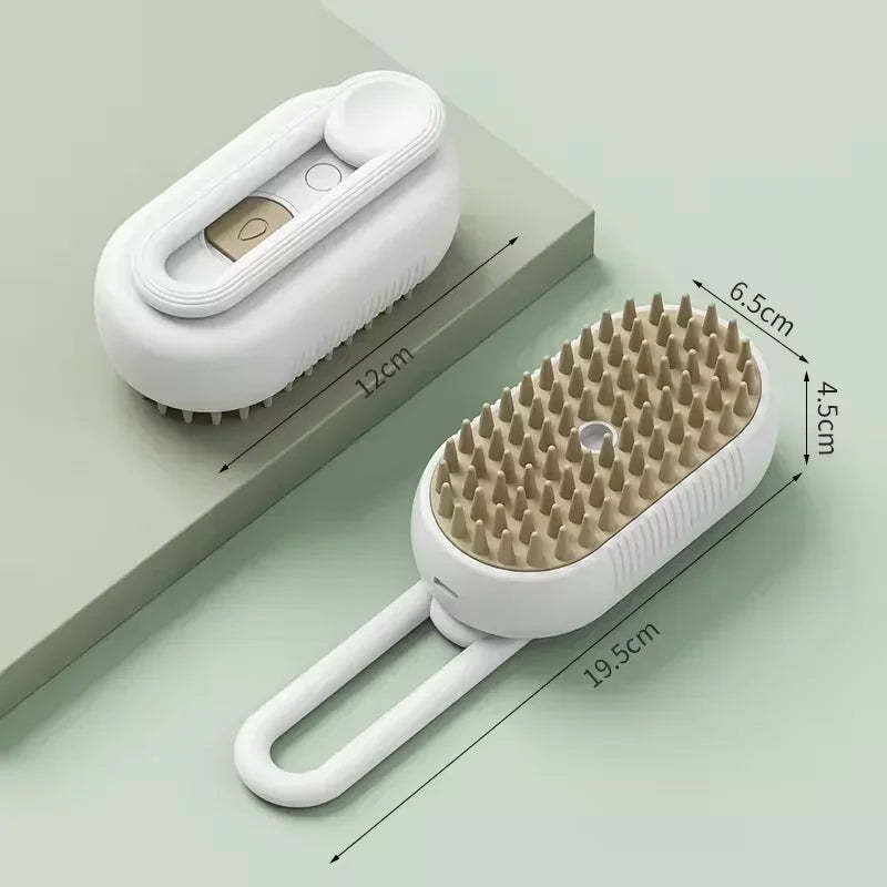 Pet Grooming Mist Spray Comb – Dematting Brush & Hair Remover for Dogs & Cats