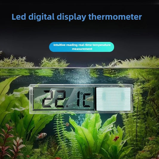 LCD Digital Aquarium Thermometer – Accurate Fish Tank Temperature Meter - The Best For Pets