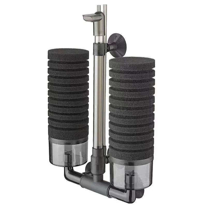 Aquarium Bio Sponge Filter – Air-Powered Skimmer & Water Cleaner
