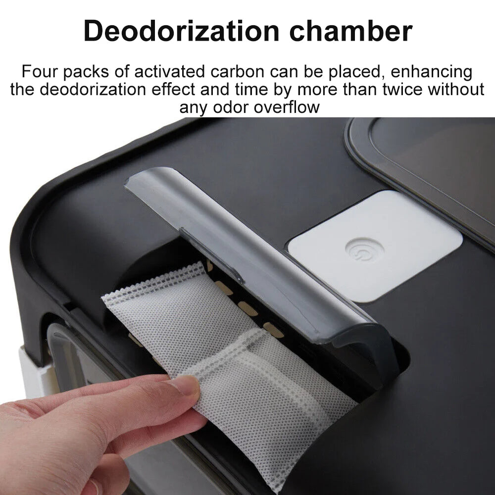 XL Enclosed Cat Litter Box – Drawer-Style, Self-Cleaning & Splash-Proof Pet Toilet