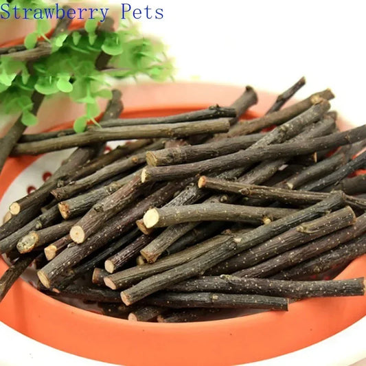 Apple Tree Chew Sticks – Natural Grinding Toys for Hamsters, Rabbits & Parrots