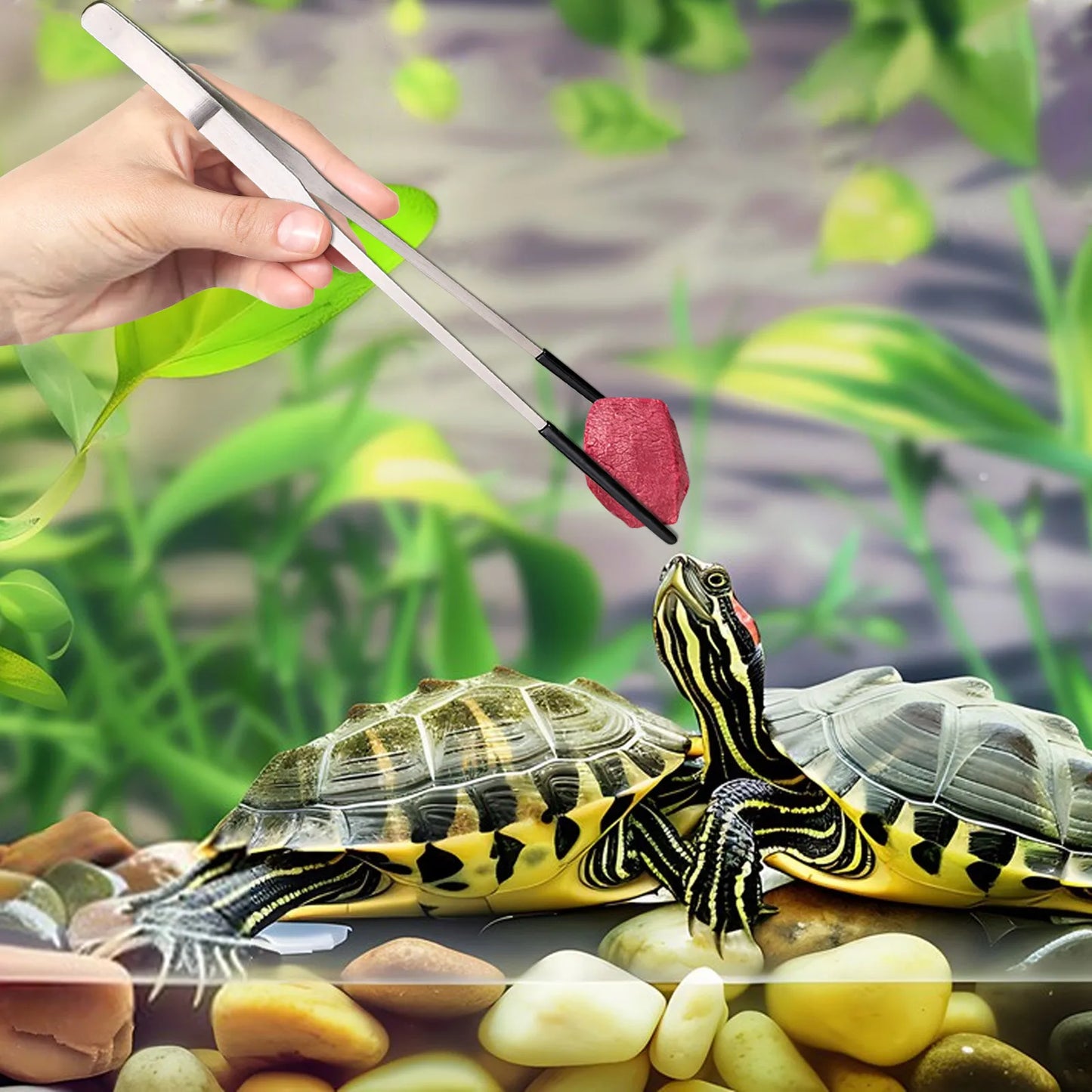 Feeding Tweezers – Straight & Curved Stainless Steel Tongs for Reptiles