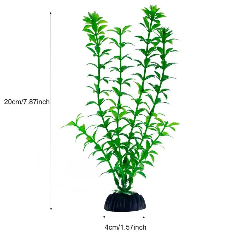 Artificial Aquarium Decoration Plant Plastic Water Grass