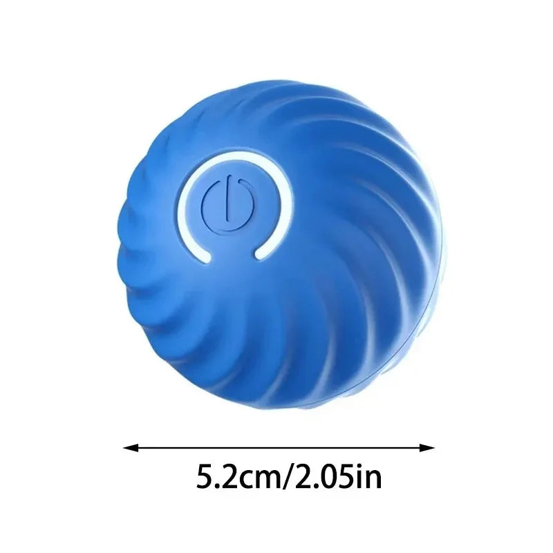 Smart Interactive Pet Toy Ball – USB Automatic Bouncing for Dogs & Cats