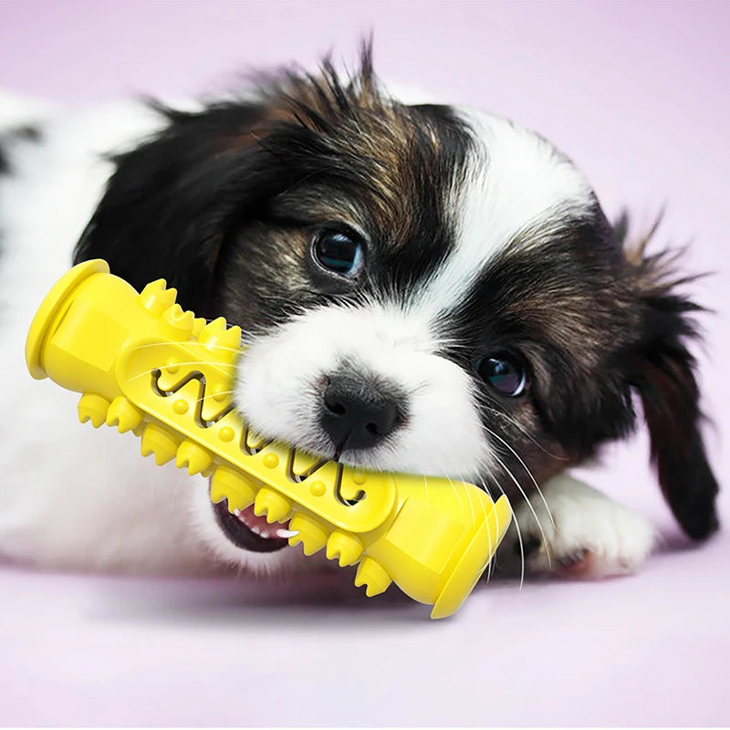 Large Dog Toothbrush Chew Toys Safe Bite Resistant Puppy Dental Care Pet Cleaning Toy For Golden Retriever Pug Treat Dispenser
