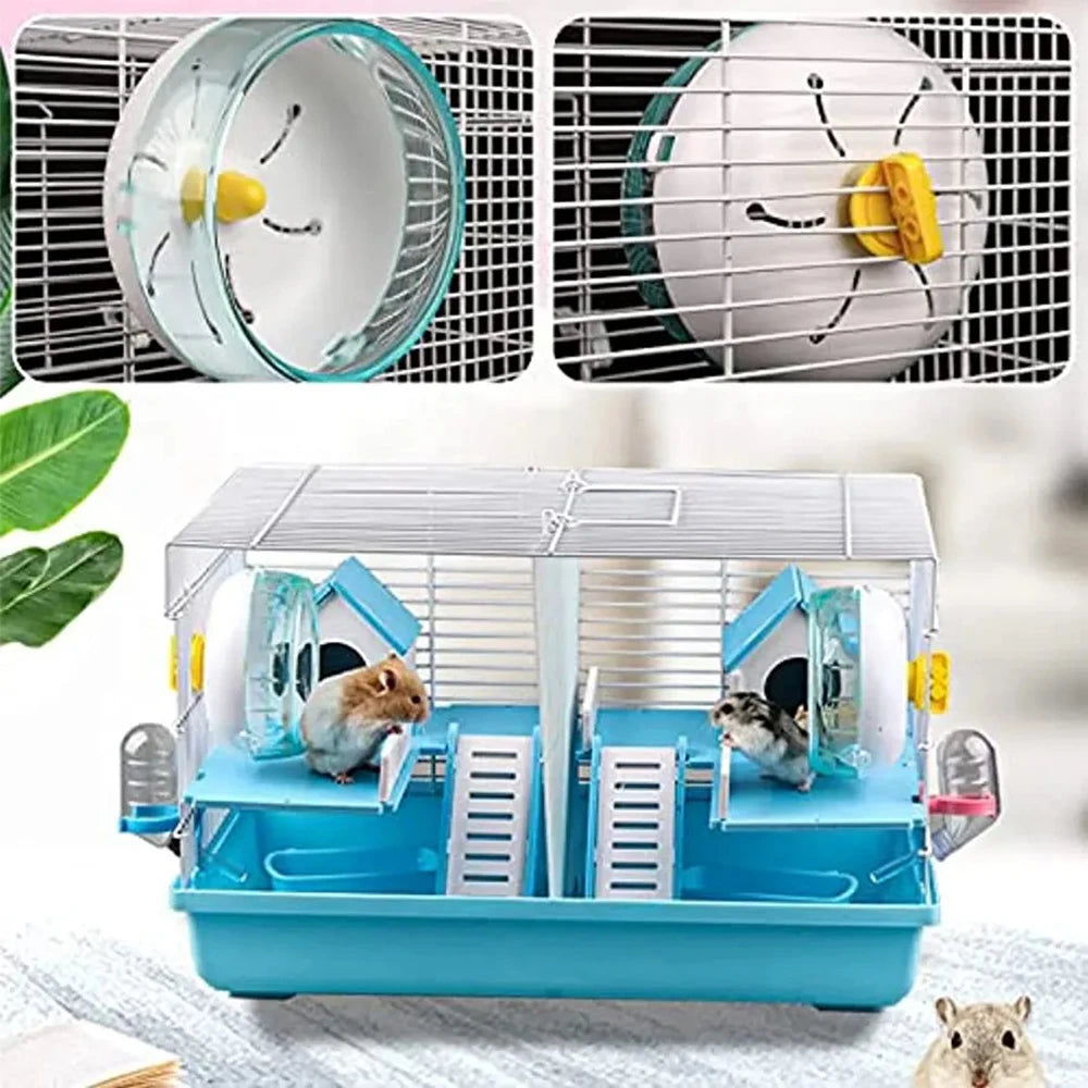 Silent Hamster Running Wheel – Transparent Jogging Disc for Small Pets